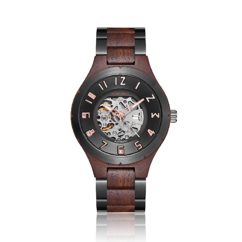 Japan NH70 Automatic Walnut Wooden Watch