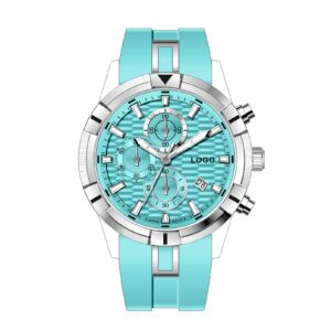 6001G Tifanny Color Men's Chronograph Stop Watch